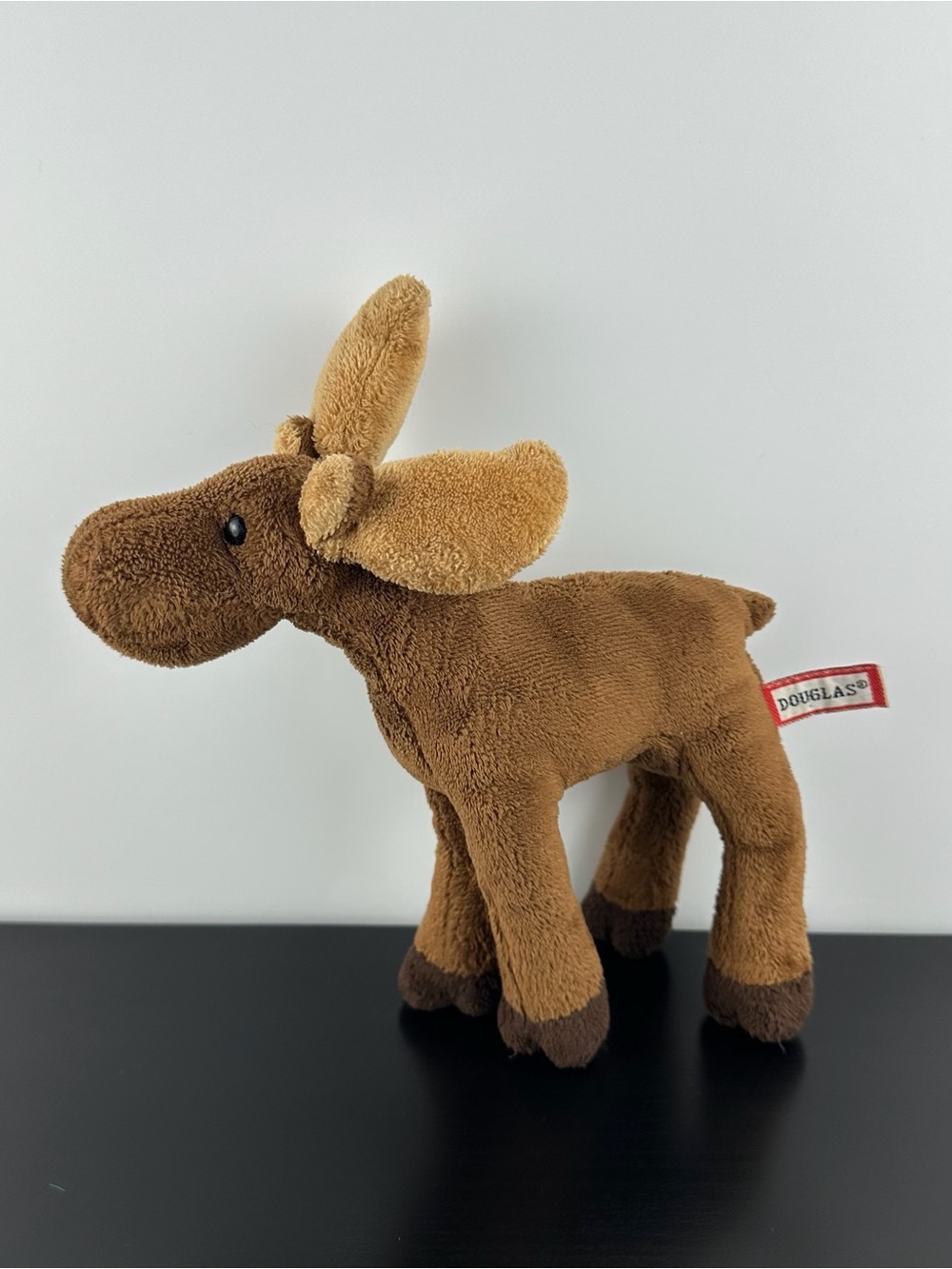 Douglas Cuddle Toys Lumber Jack Brown Moose 8” #4003 Plush Stuffed Animal